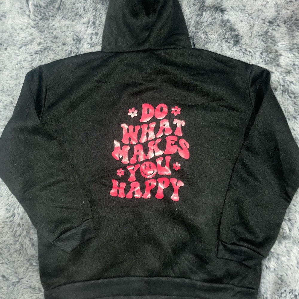 “Do What Makes You Happy” Black Sweatshirt